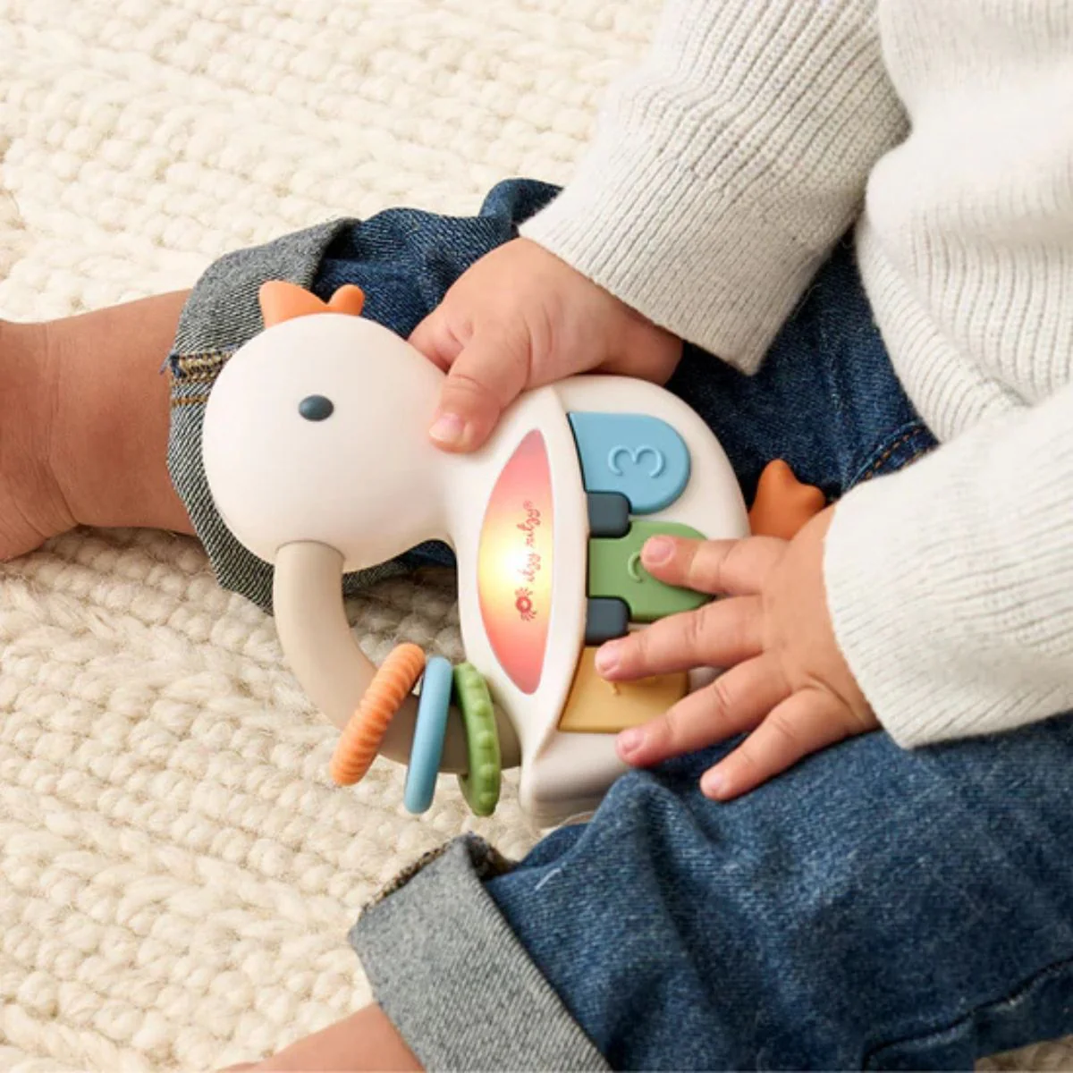 Itzy Ritzy Bitzy Tunes Light Up Interactive Piano Toy - Goose - Image 10