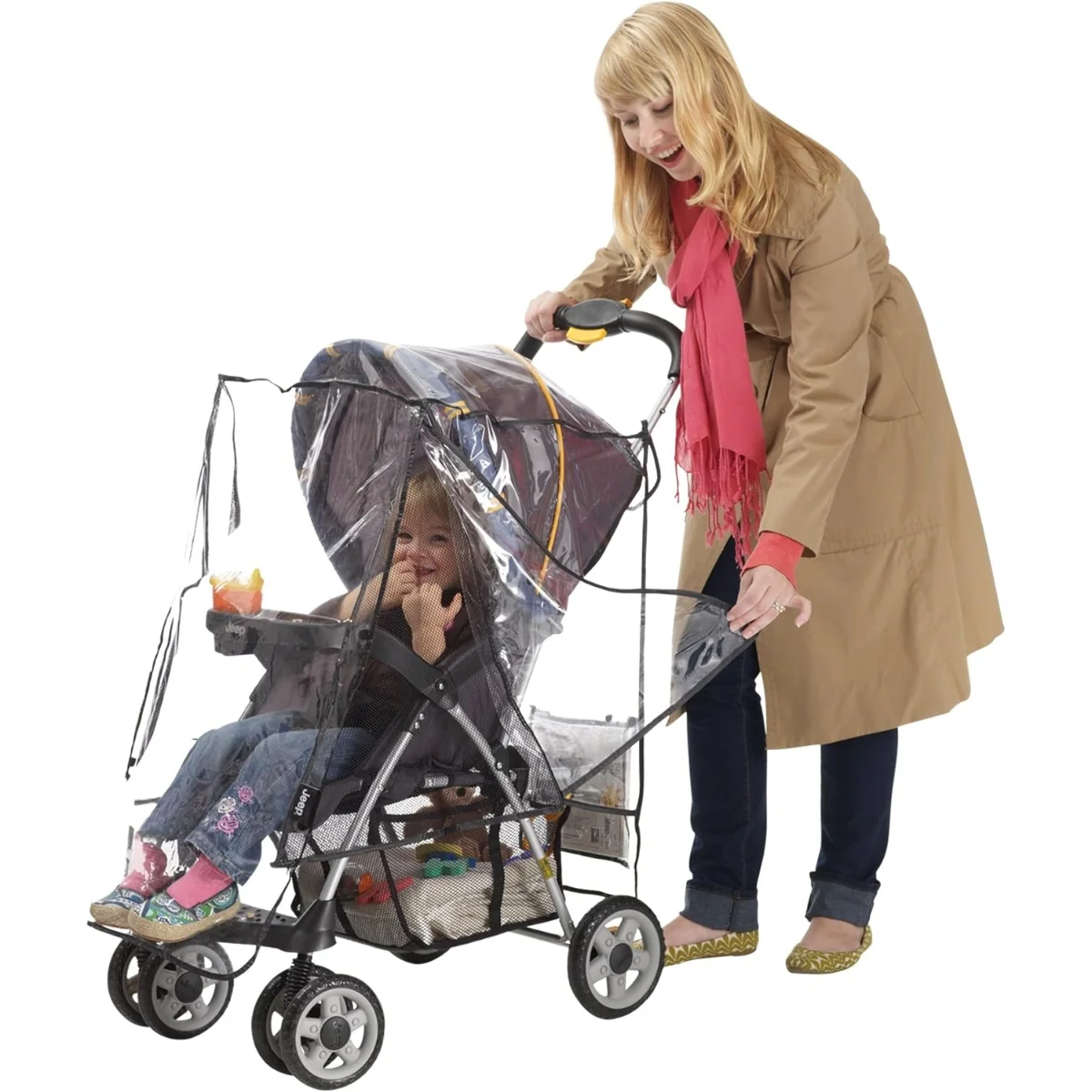 Jeep Deluxe Stroller Rain Cover - Image 2