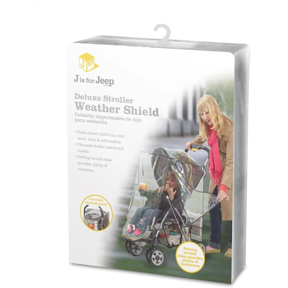 Jeep Deluxe Stroller Rain Cover - Image 4