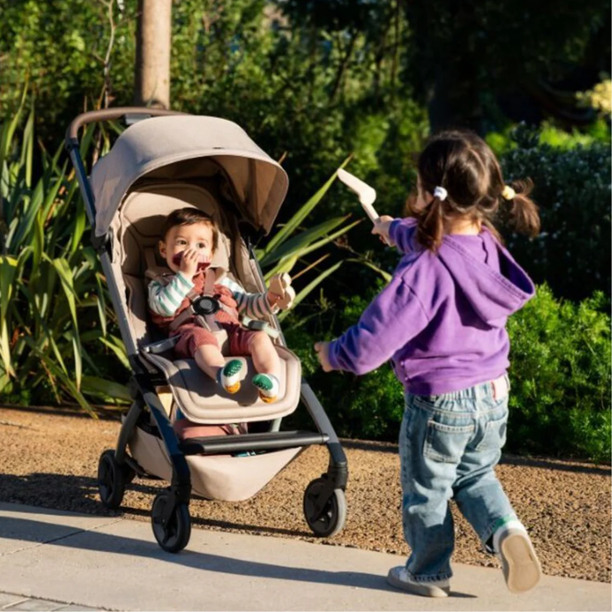 Joolz Aer2 Lightweight Compact Stroller - Hazel Brown - Image 10