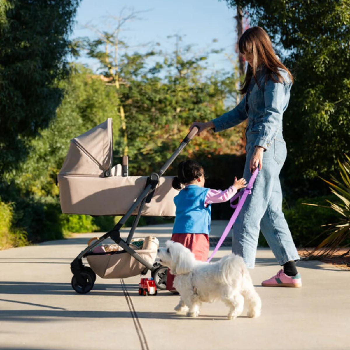 Joolz Aer2 Lightweight Compact Stroller - Hazel Brown - Image 11