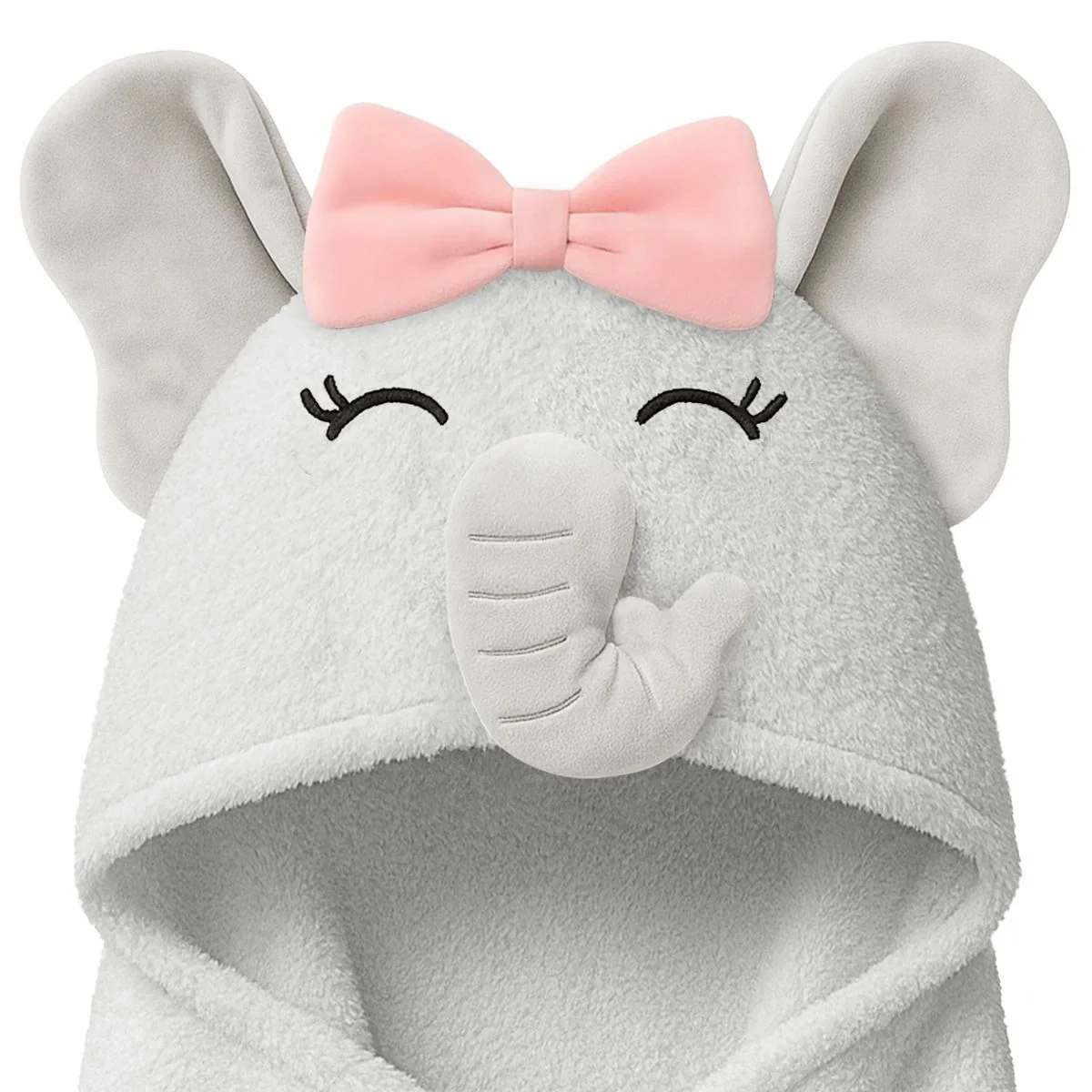 KeaBabies PlayPals Baby Hooded Towel - Ella - Image 3