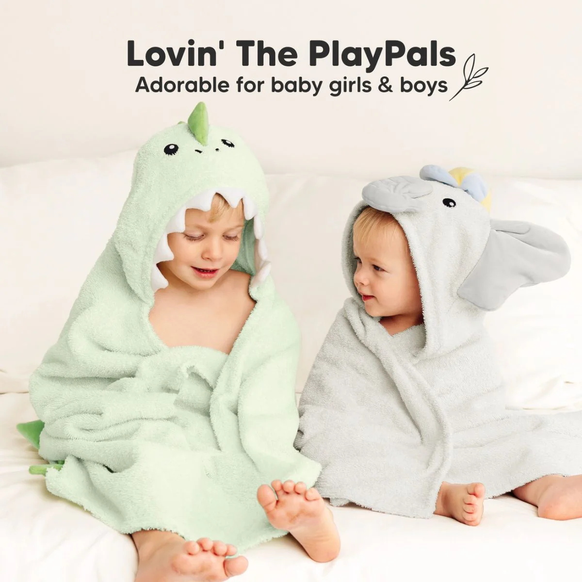KeaBabies PlayPals Baby Hooded Towel - Ethan - Image 10