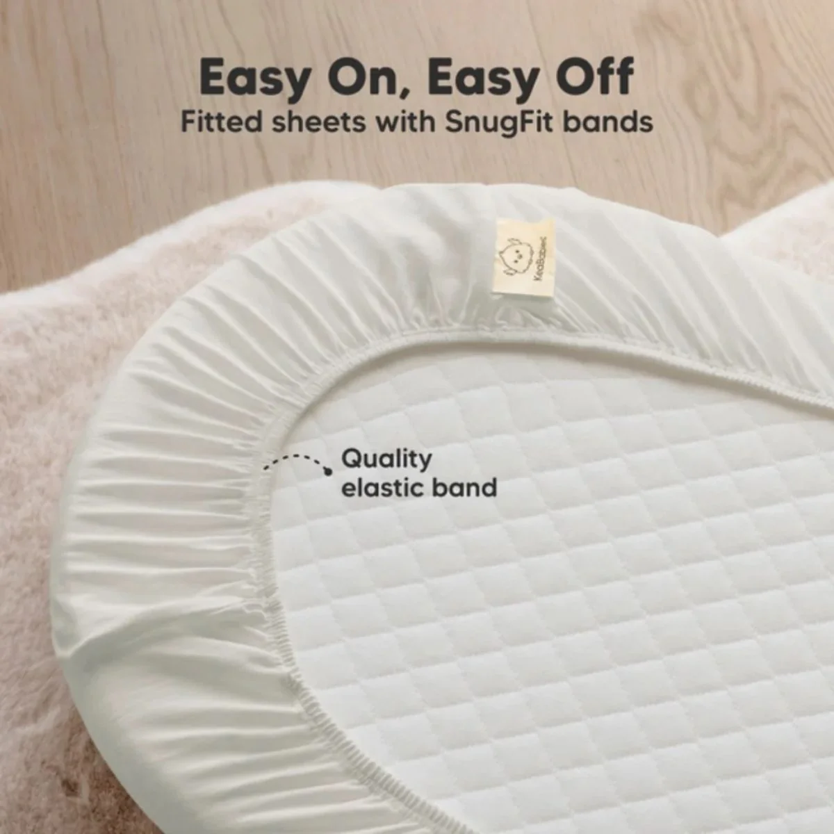 KeaBabies Soothe 2-Pack Fitted Bassinet Sheets Universal - Sange - Image 4