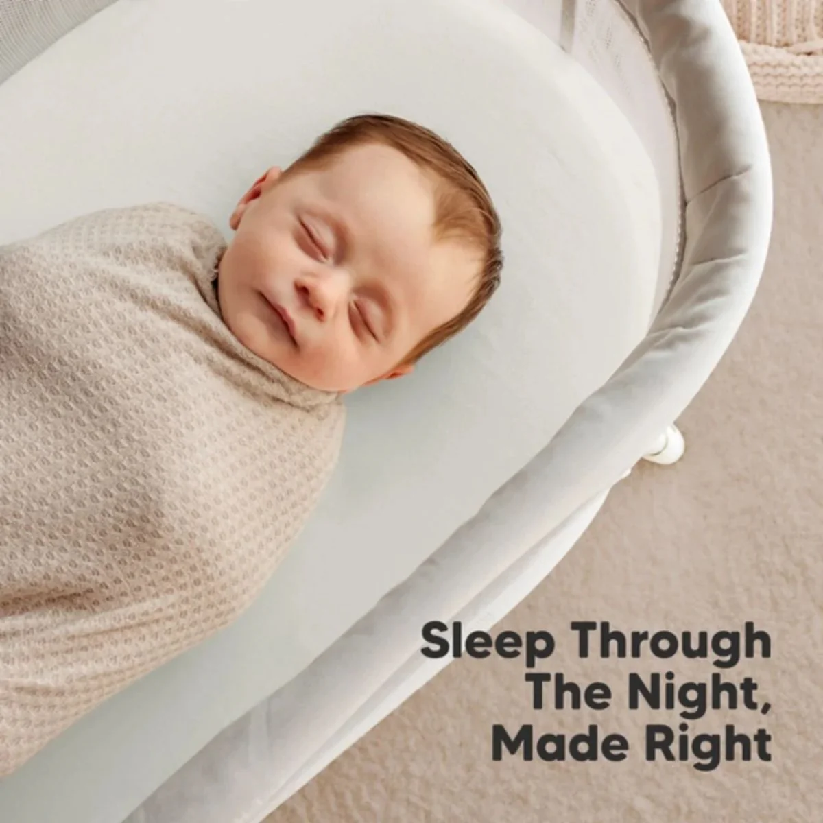 KeaBabies Soothe 2-Pack Fitted Bassinet Sheets Universal - Sange - Image 6