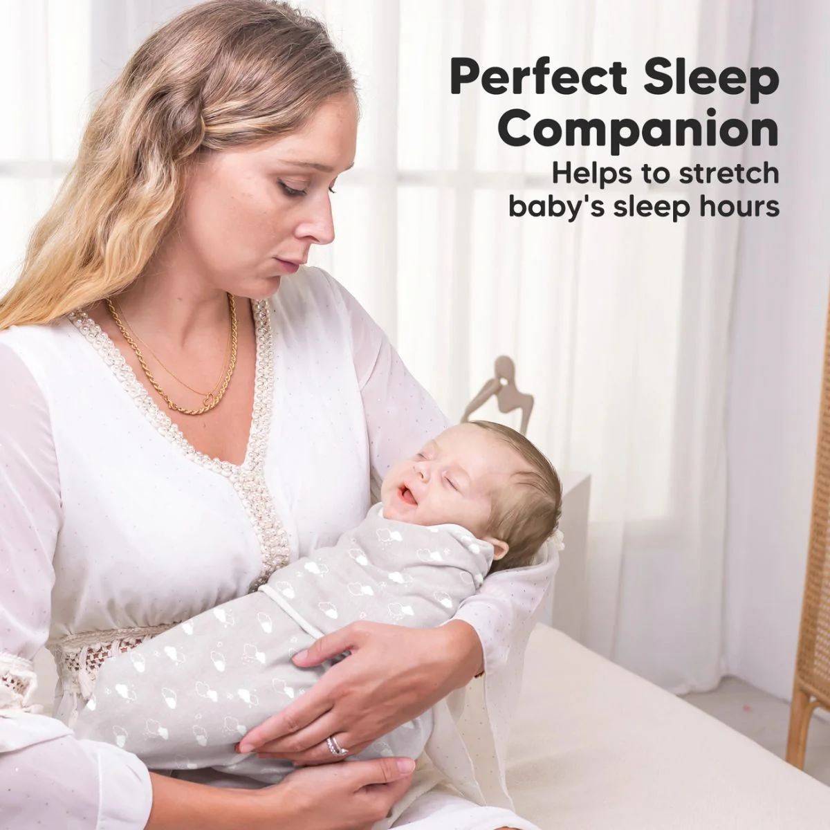 KeaBabies Soothe Swaddle Sack 3 Pack Organic Cotton - Aspire - Image 10