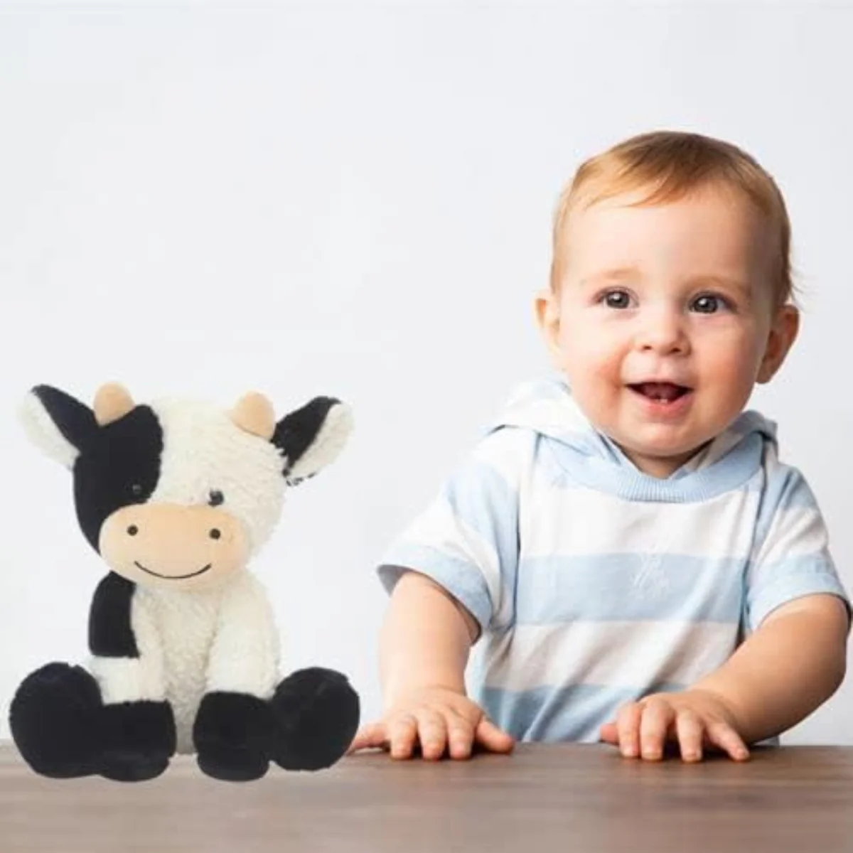Kelly Toys 9 inches Stuffed Animal - Cow - Image 8