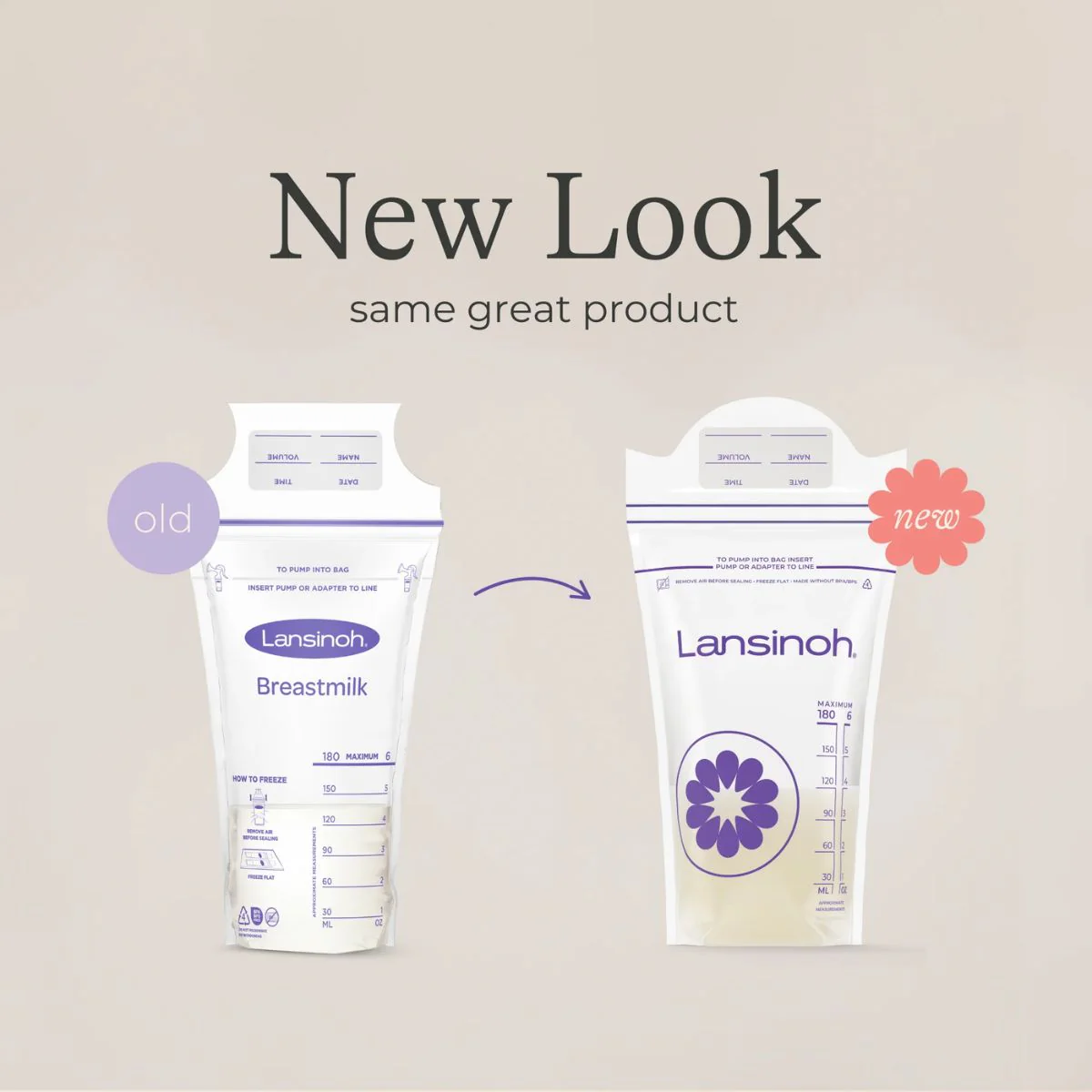 Lansinoh Breastmilk Storage Bags, 100 count - Image 2