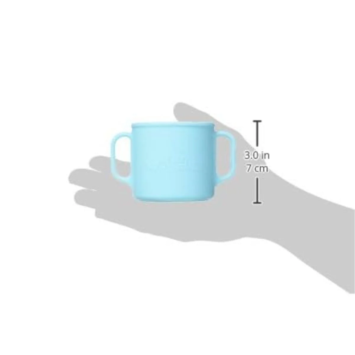 Green Sprouts Learning Cup Made From Silicone - Aqua - Image 5