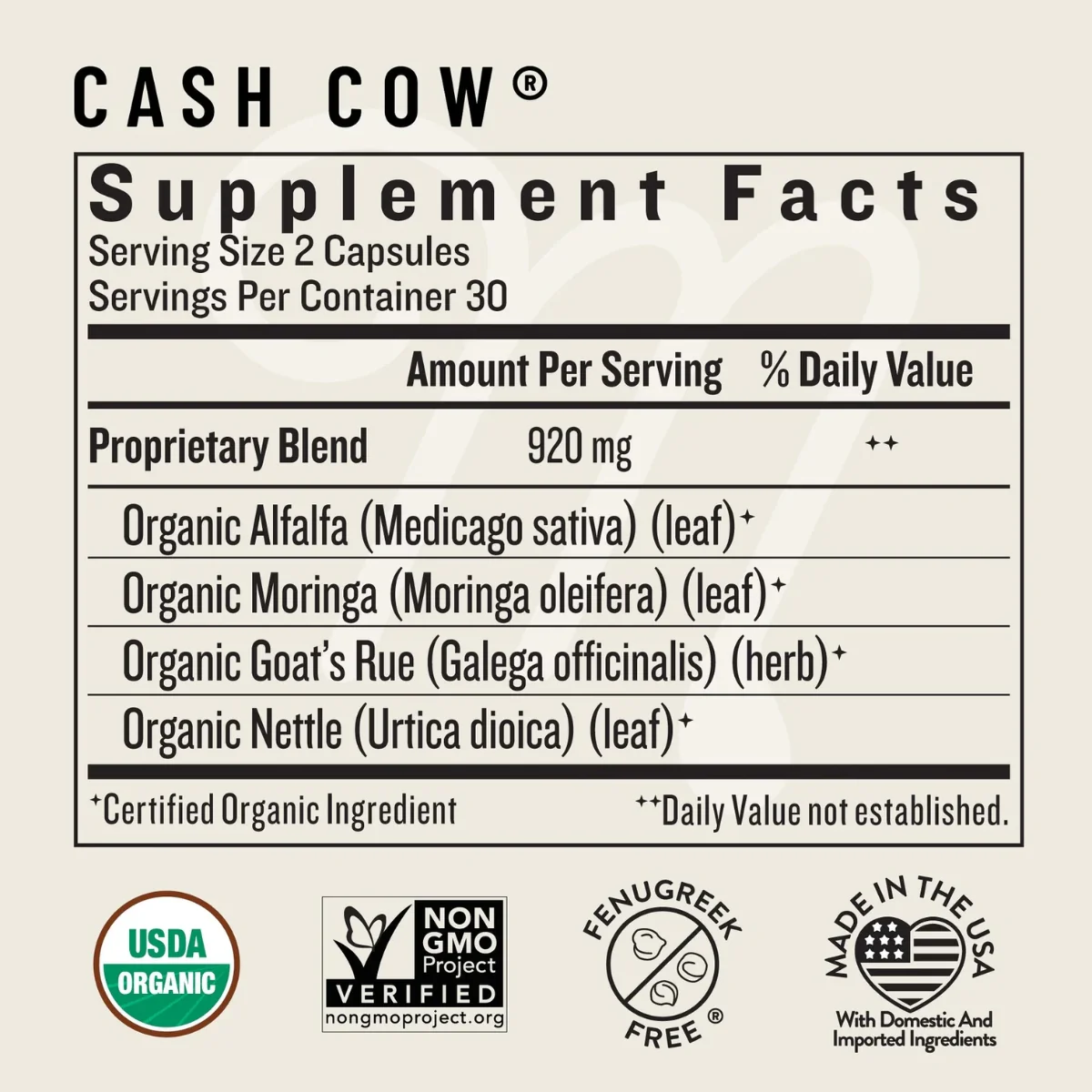 Legendairy Milk Cash Cow 60 caps - Image 7