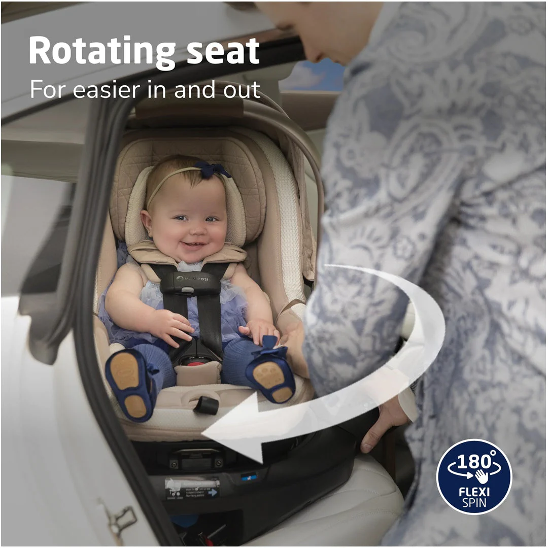Maxi-Cosi Peri 180° Rotating Infant Car Seat - Natural Heritage - Image 4