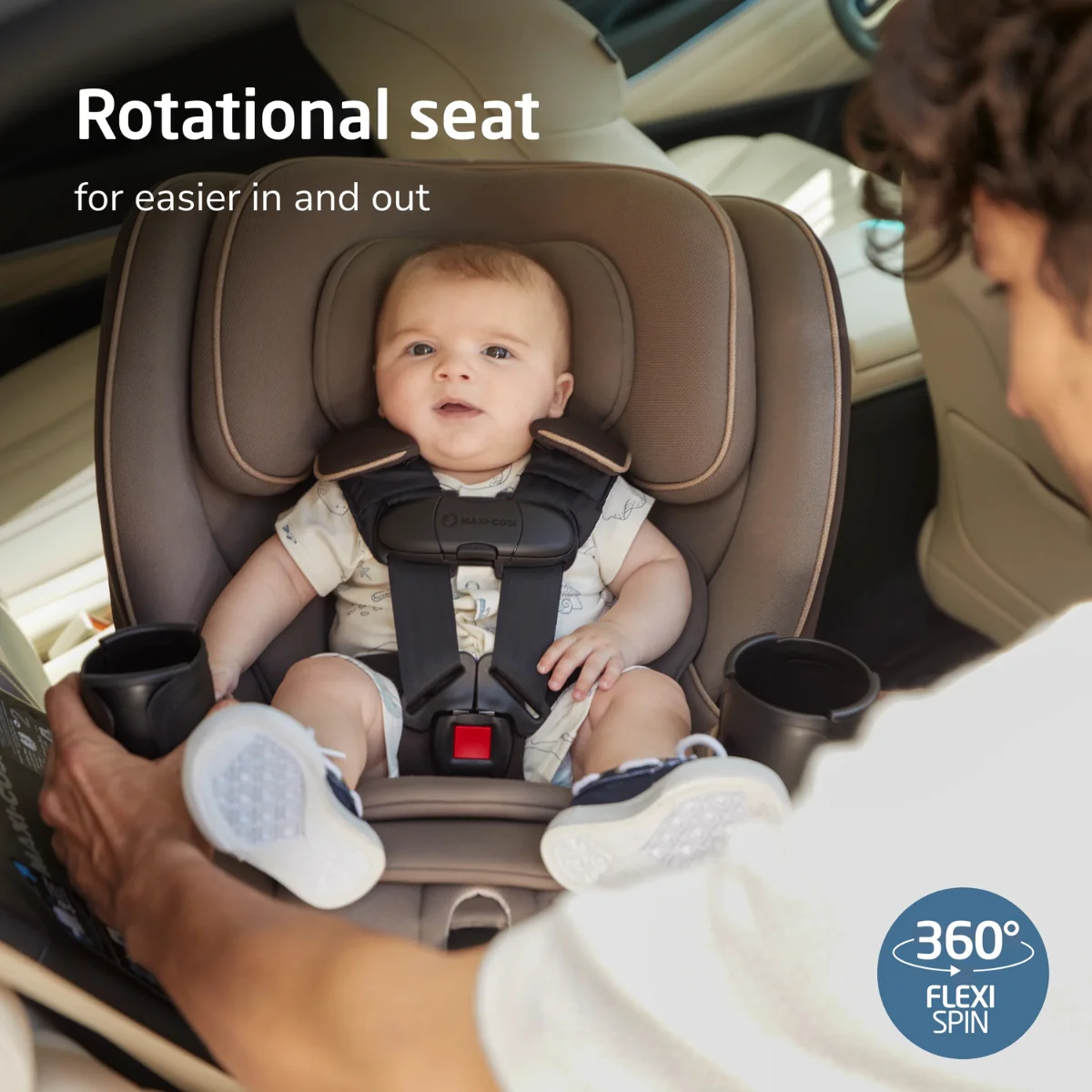 Maxi-Cosi Andi 360 Rotating All-in-One Convertible Car Seat - Caspian Caviar - Image 11