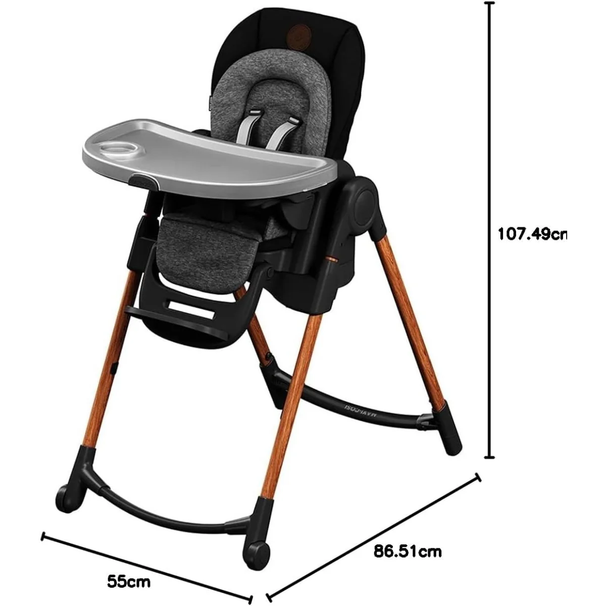 Maxi-Cosi Minla 6-In-1 High Chair - Essential Graphite - Image 18
