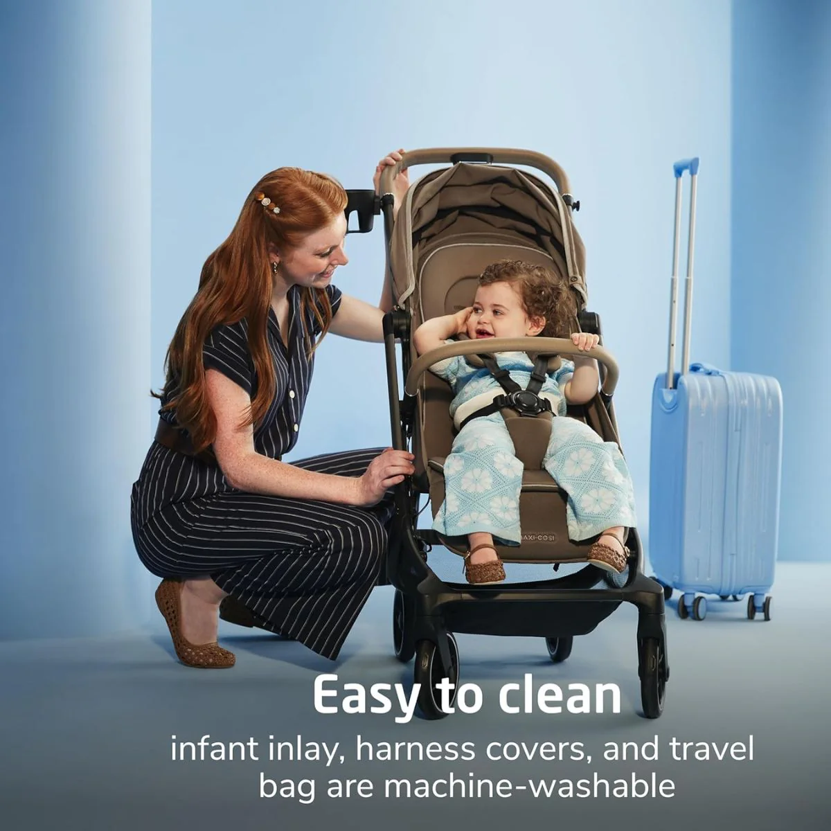 Maxi Cosi Oxford Cabin Lightweight Travel Stroller - Sea Shadow - Image 14