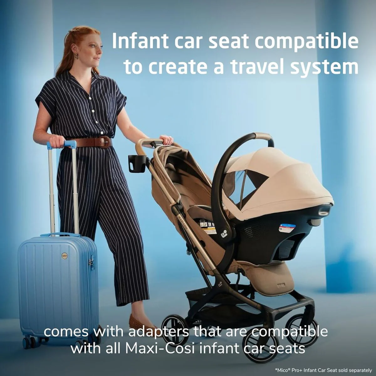 Maxi Cosi Oxford Cabin Lightweight Travel Stroller - Truffle - Image 2