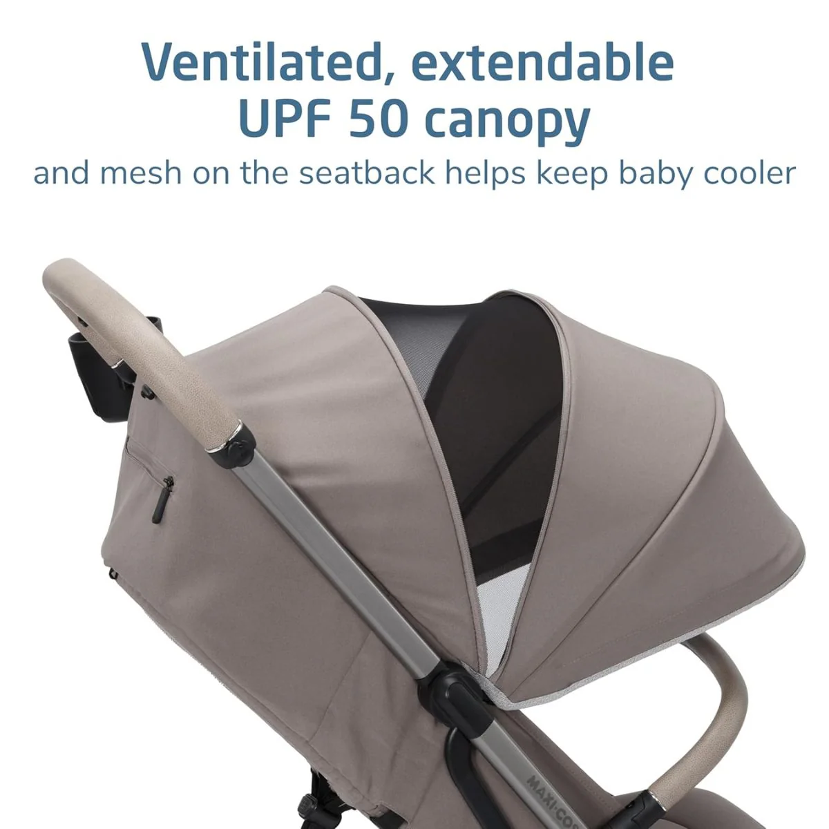 Maxi Cosi Oxford Cabin Lightweight Travel Stroller - Truffle - Image 8