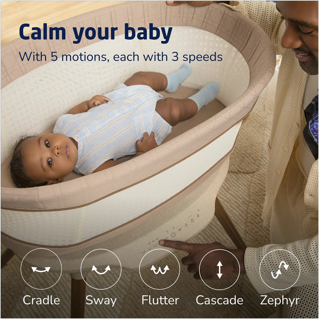 Maxi Cosi Smart Starling Bassinet - Natural Heritage - Image 4
