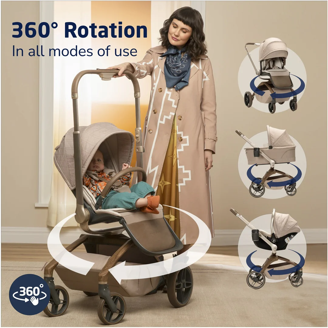 Maxi-Cosi Tana 360° Modular Stroller Natural Heritage - Image 6