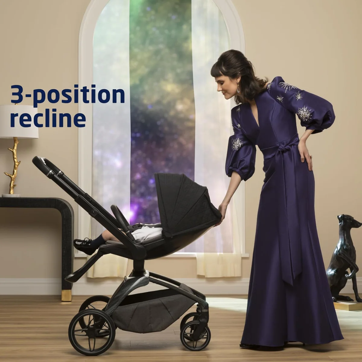 Maxi-Cosi Tana 360° Rotating Modular Stroller - Onyx Heritage - Image 14