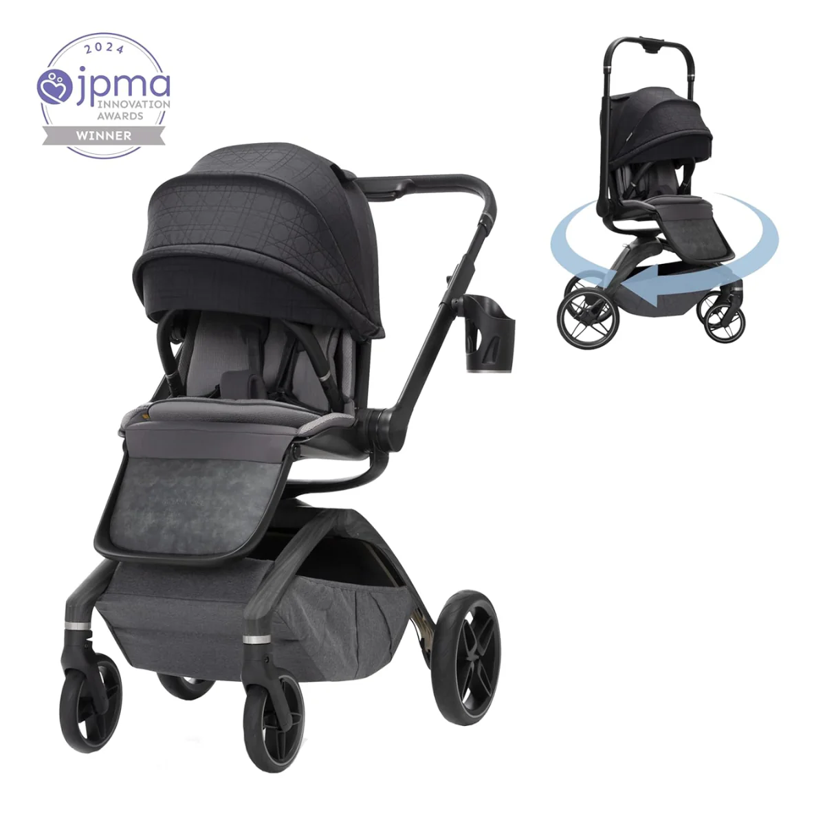 Maxi-Cosi Tana 360° Rotating Modular Stroller - Onyx Heritage - Image 3