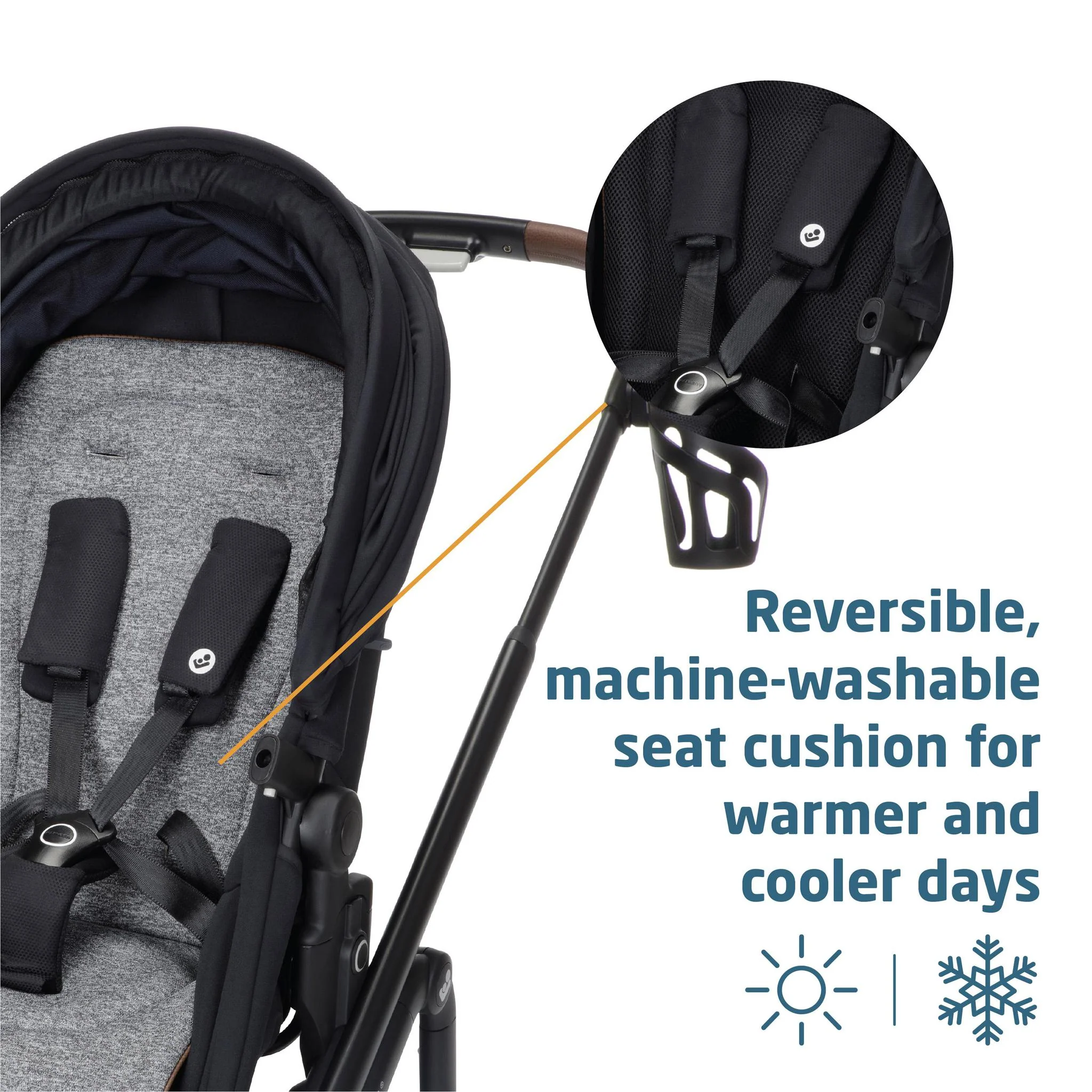 Maxi Cosi Tayla Max Stroller - Onyx Wonder - Image 15