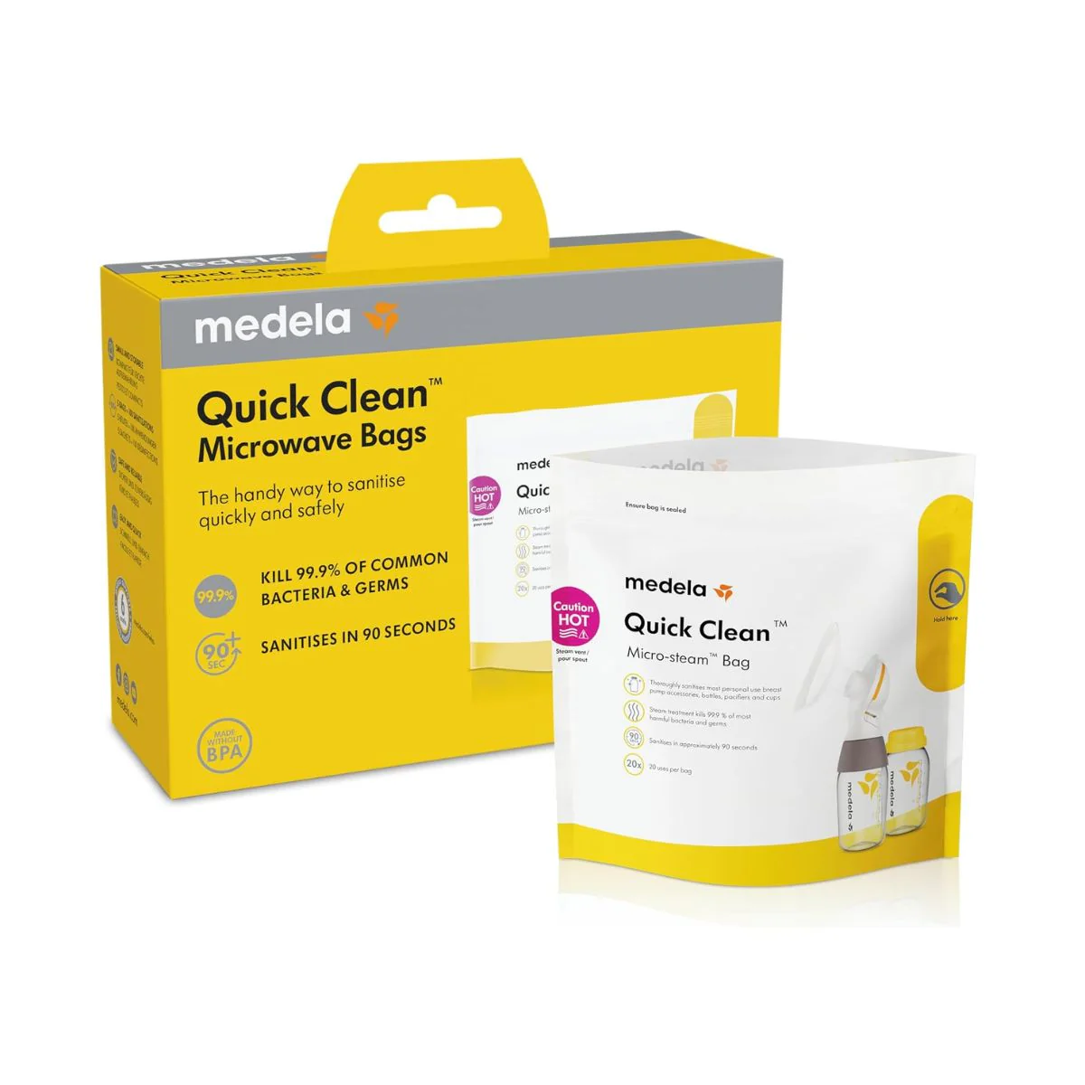 Medela Quick Clean 5-Pack Micro-Steam™ Bags - Image 6