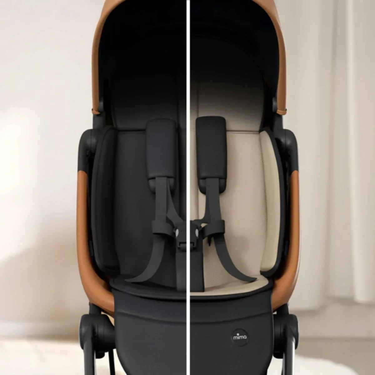 Mima Miro Stroller - Mocha Cream - Image 11