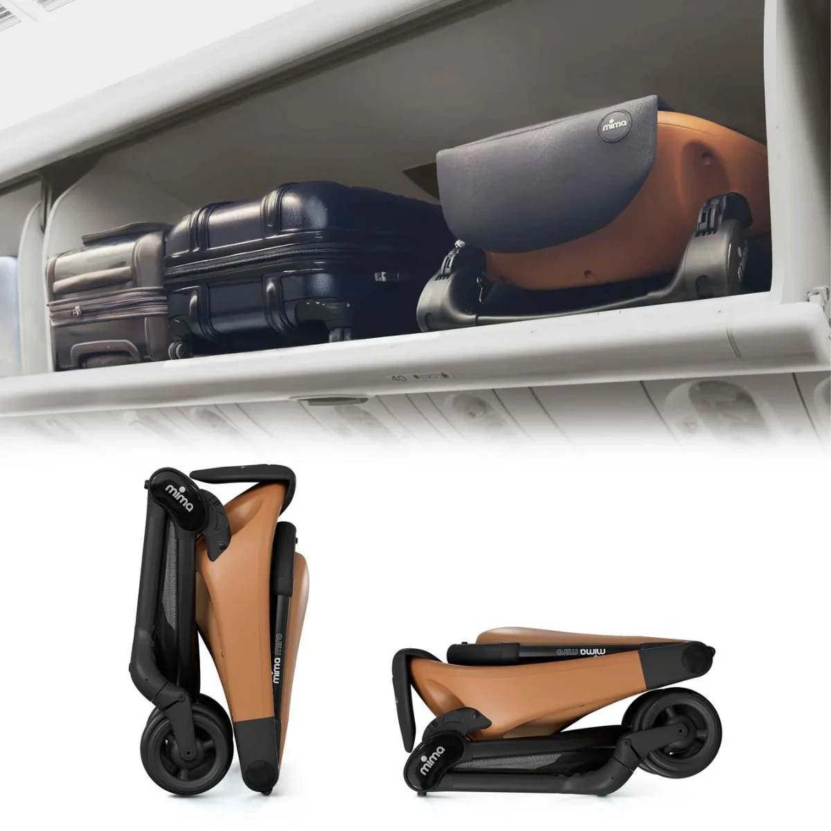 Mima Miro Stroller - Mocha Cream - Image 14