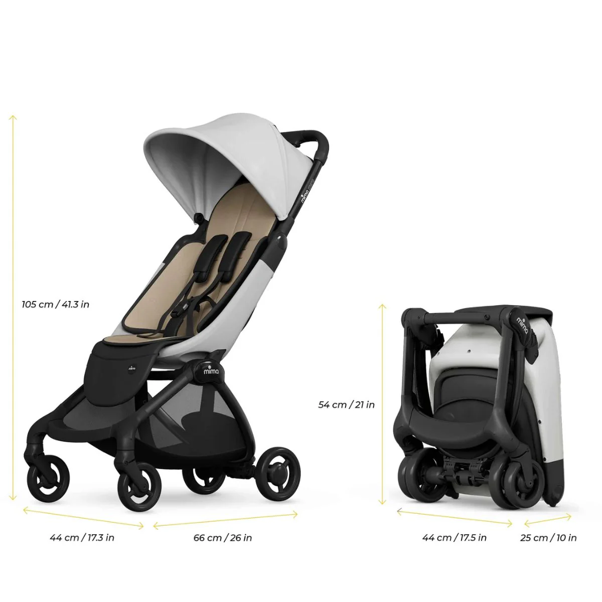 Mima Miro Stroller - White - Image 6