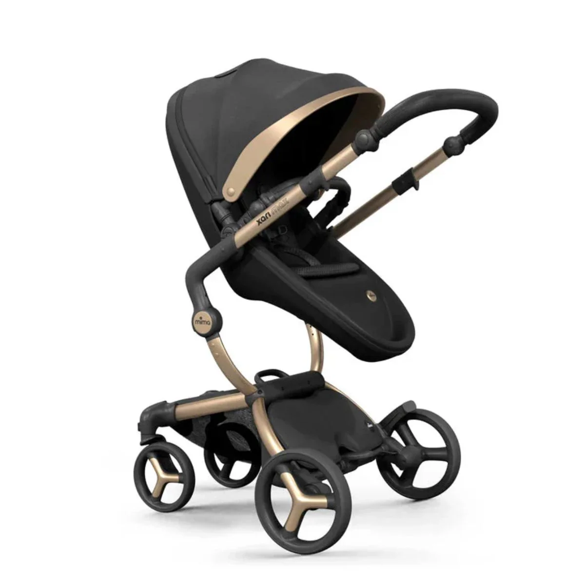 Mima Xari Max Stroller Special Edition - Black/Gold - Image 4