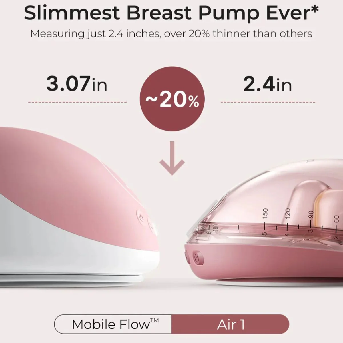 Momcozy Air 1 Ultra Slim Wireless Electric Double Breast Pump - Image 6