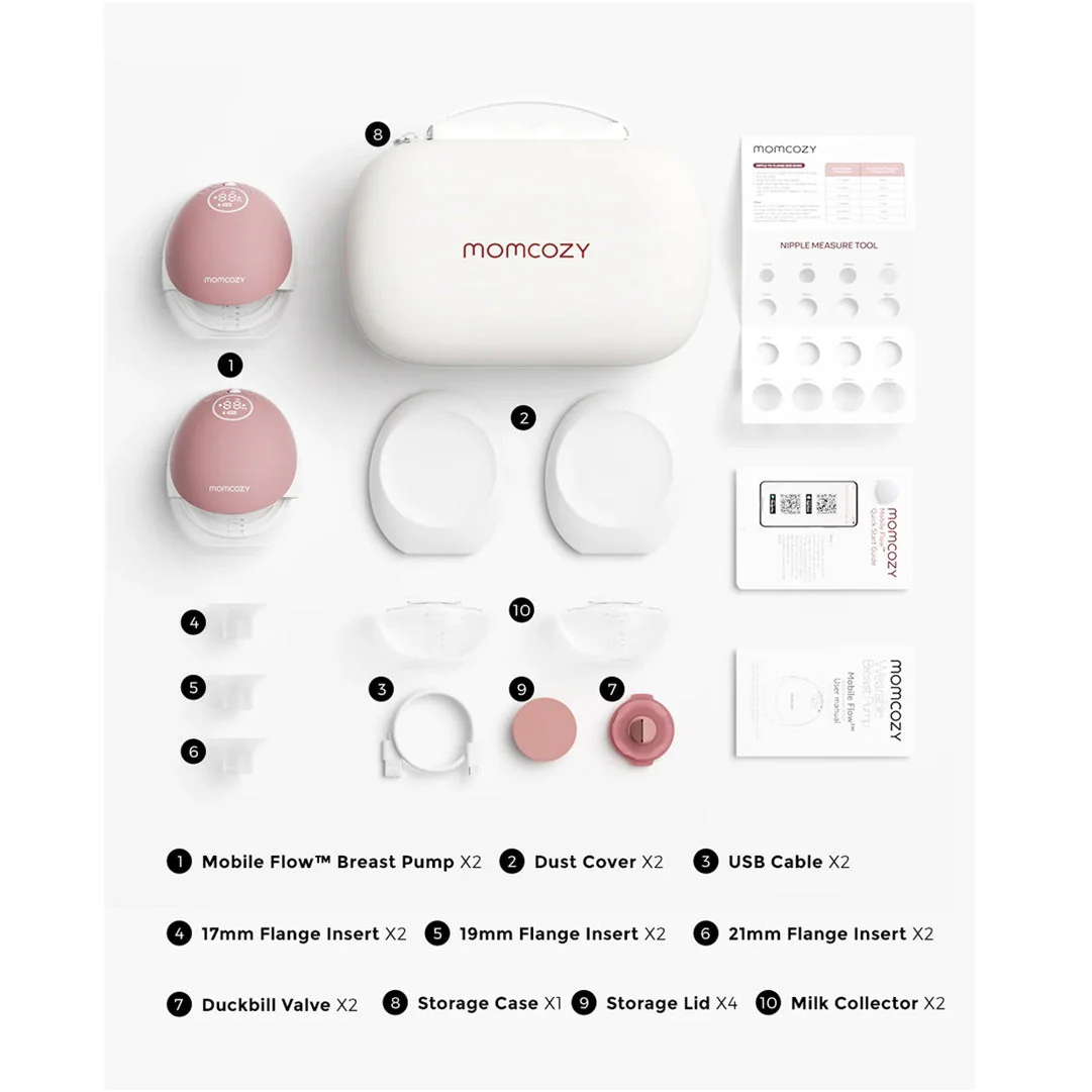 Momcozy - Double Breast Pump Hands Free Mobile Flow M9 - Image 10