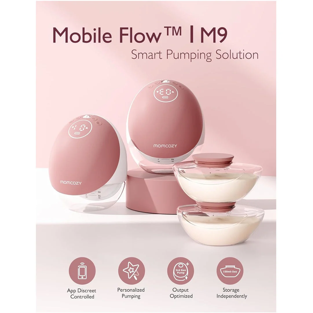 Momcozy - Double Breast Pump Hands Free Mobile Flow M9 - Image 7