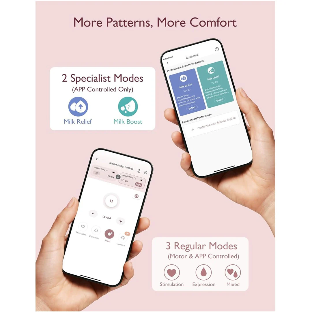 Momcozy - Double Breast Pump Hands Free Mobile Flow M9 - Image 9
