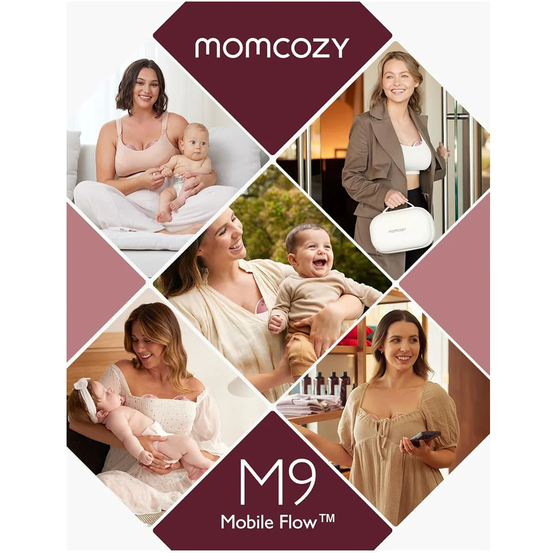 Momcozy M9 Hands-Free Wearable Electric Breast Pump Single - Image 7