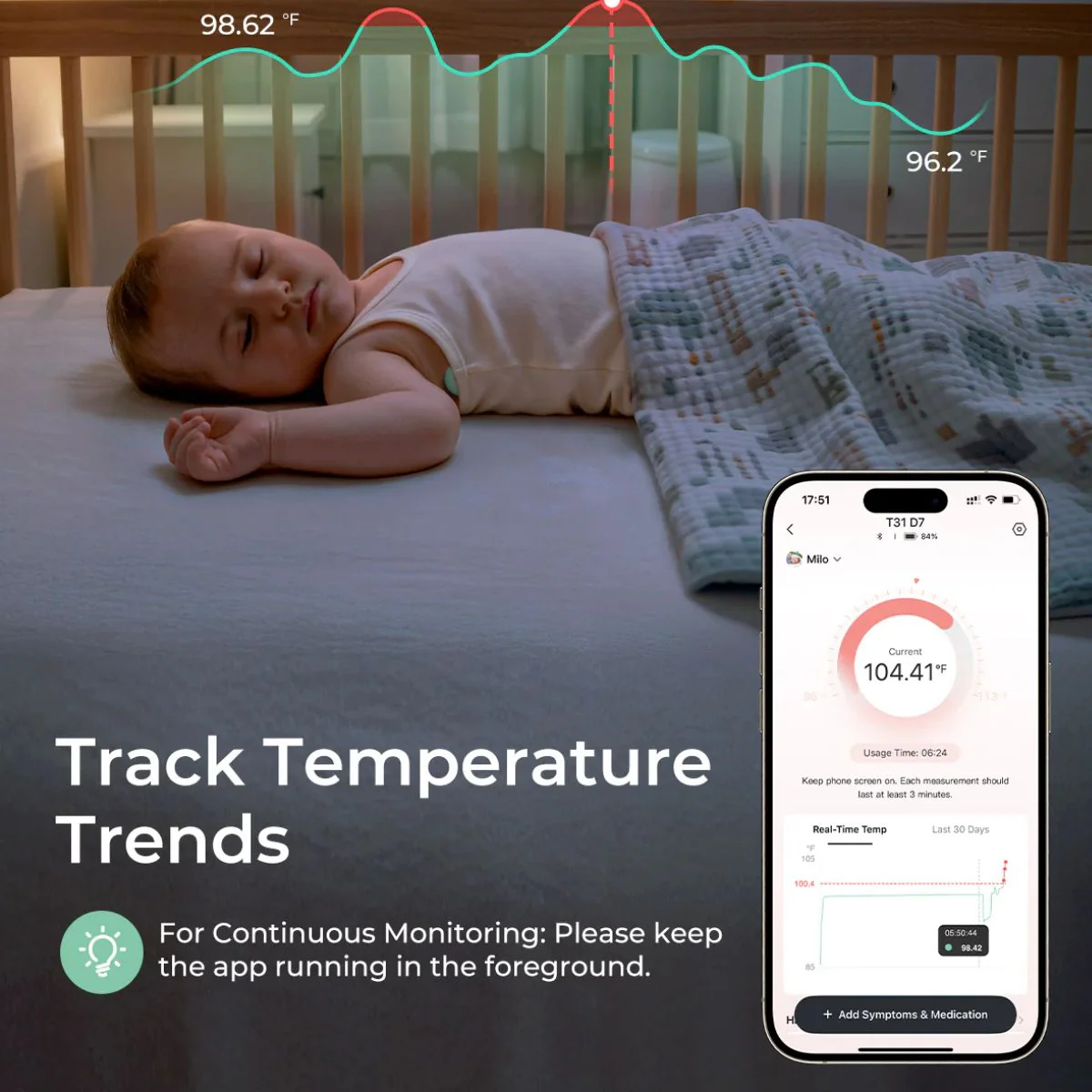 Momcozy Smart Digital Baby Thermometer with App - Image 9