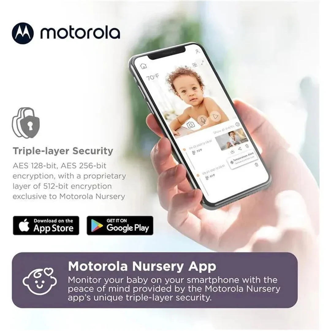 Motorola Baby Monitor PIP1510 Connect WiFi Video Baby Monitor - Image 5
