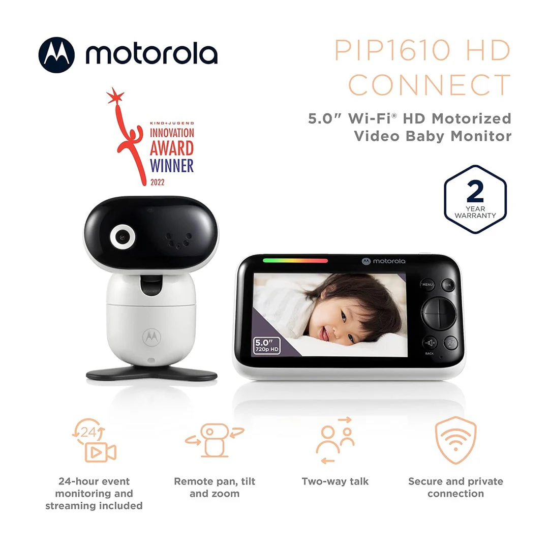 Motorola Baby Monitor PIP1610 HD Connect 5" WiFi Video Baby Monitor with Camera - Image 3