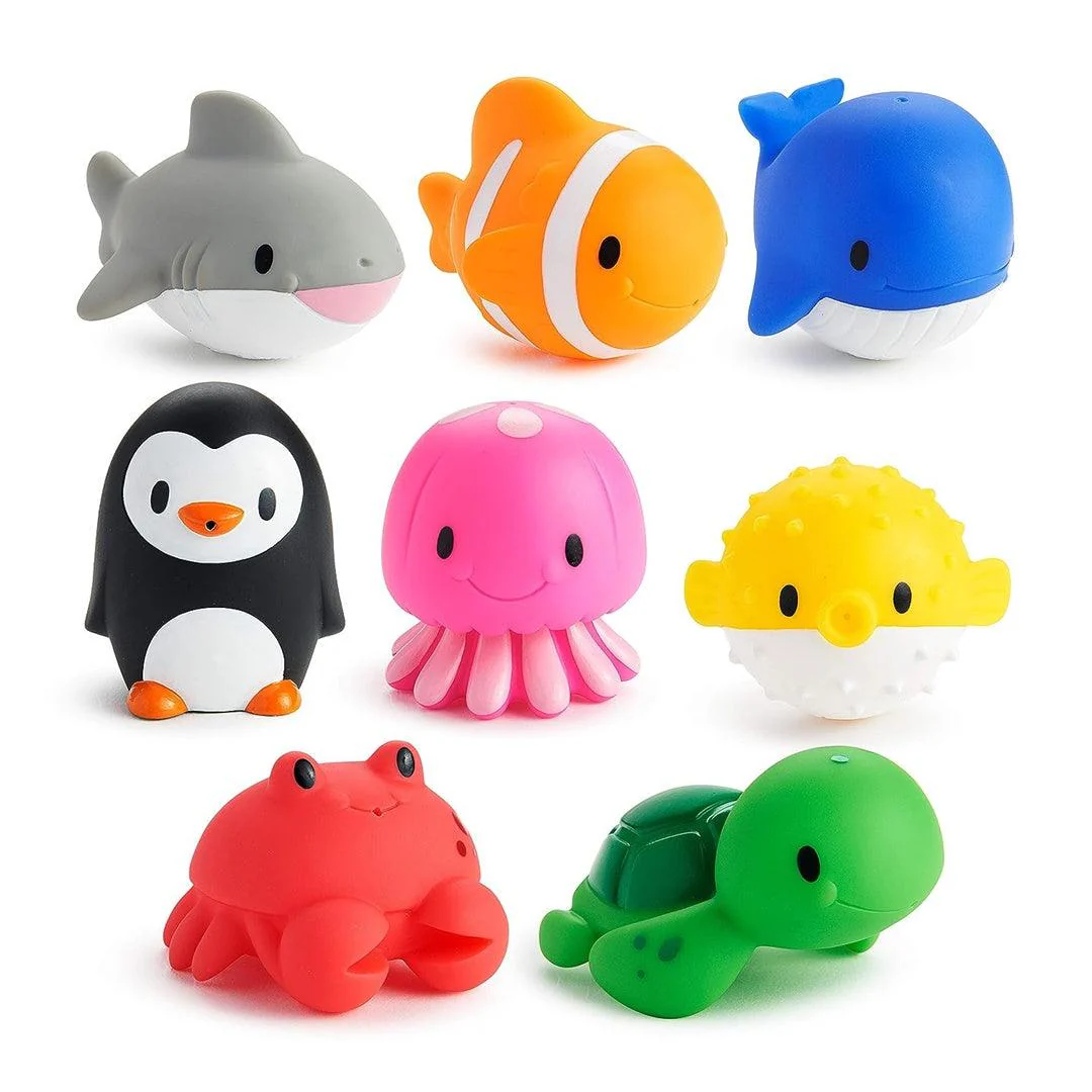 Munchkin 8 Animals Ocean Bath Toy - Image 3