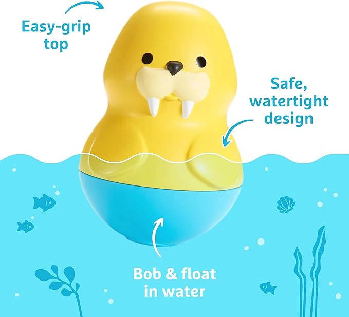 Munchkin Bath Bobbers Mold Free - Dolphin/Walrus - Image 2