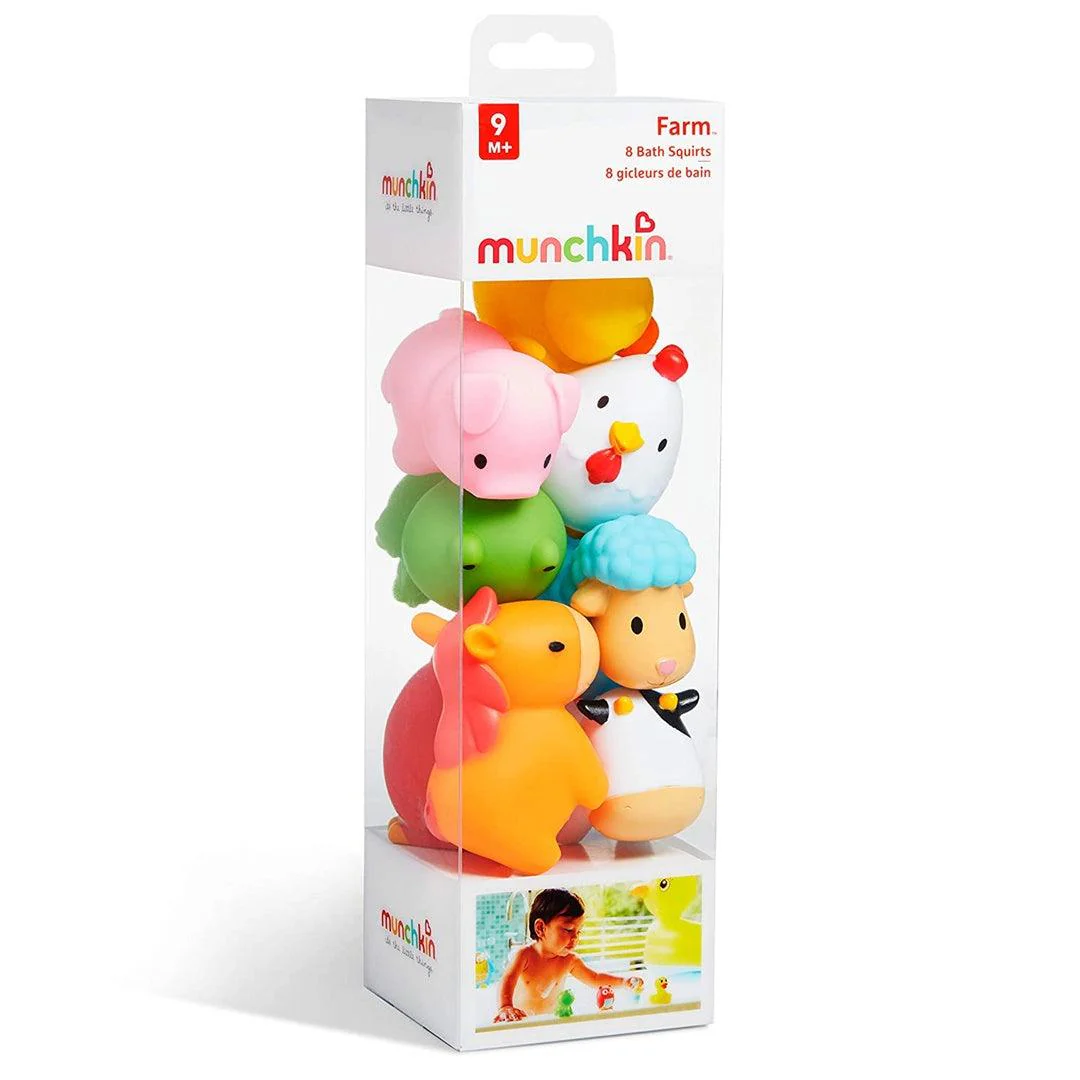 Munchkin Bath Toy 8 Little Animals Farm - Image 5