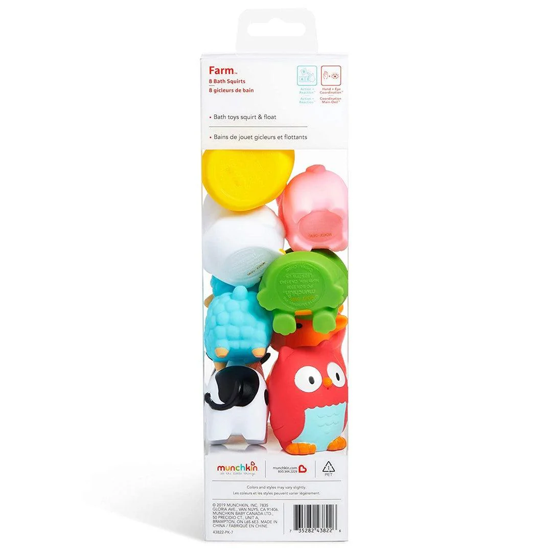 Munchkin Bath Toy 8 Little Animals Farm - Image 6