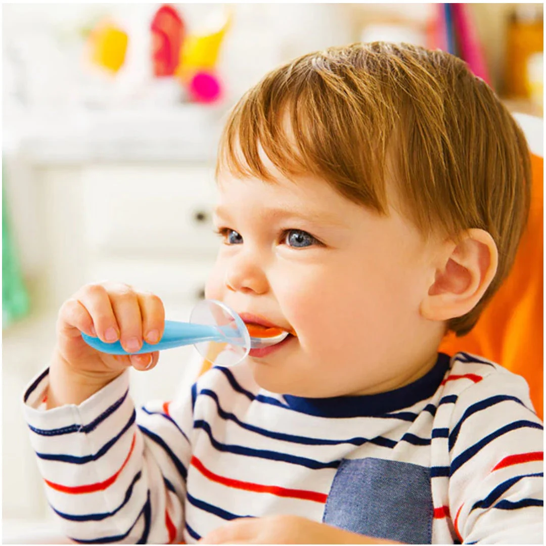 Munchkin Gentle Scoop Silicone Training Spoons 2pk - Image 2