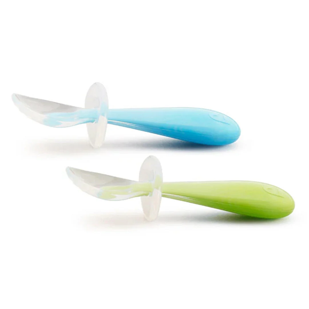 Munchkin Gentle Scoop Silicone Training Spoons 2pk - Image 3