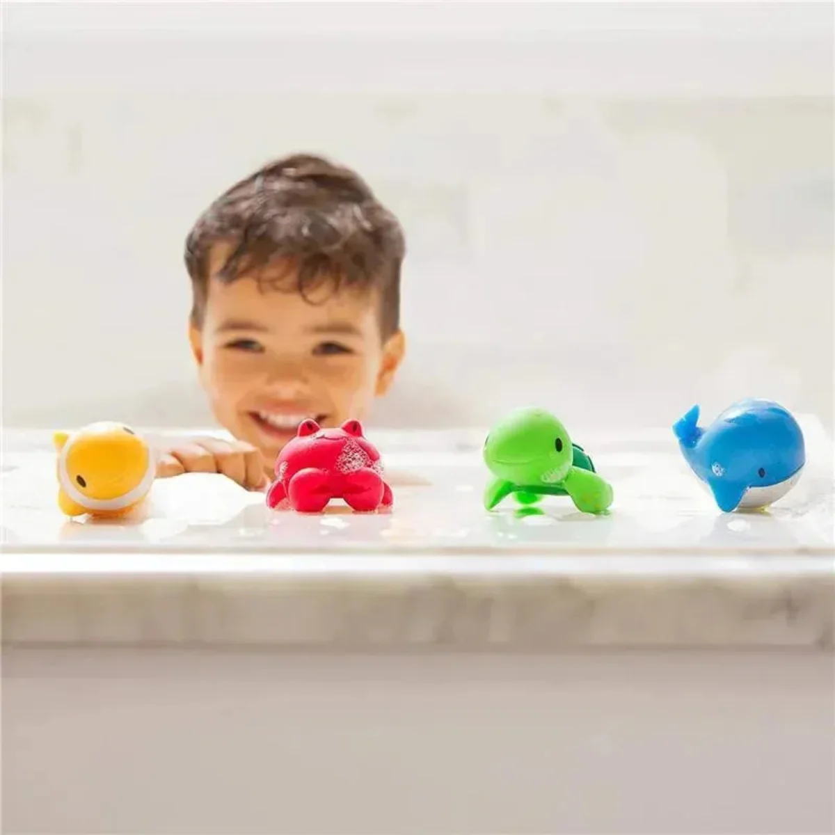 Munchkin Ocean Squirting Bath Toy Set 4 Pack - Image 2