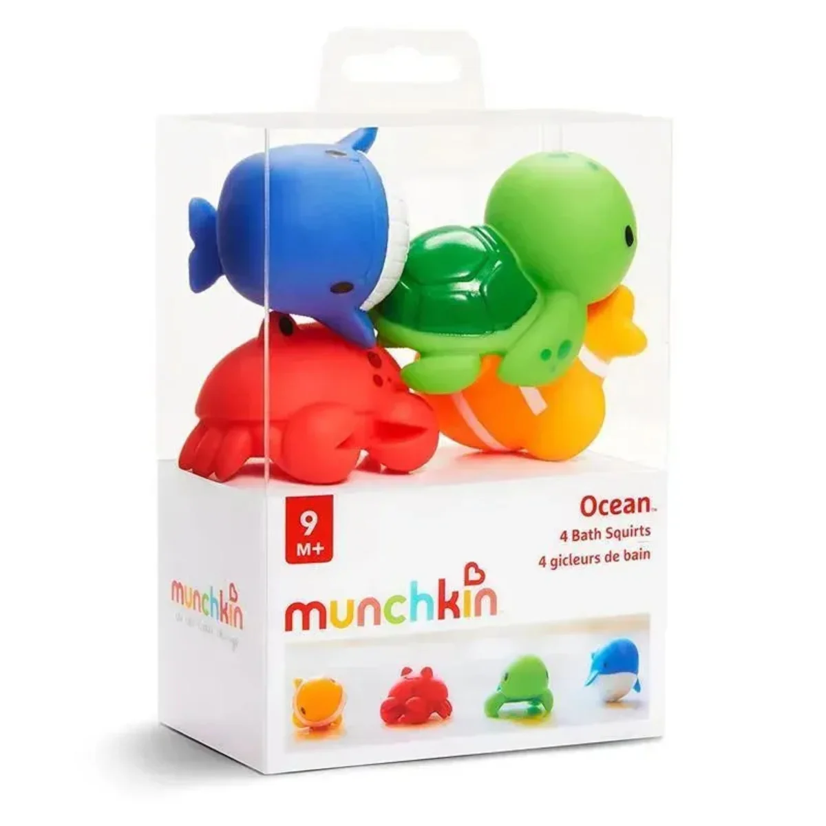 Munchkin Ocean Squirting Bath Toy Set 4 Pack - Image 4