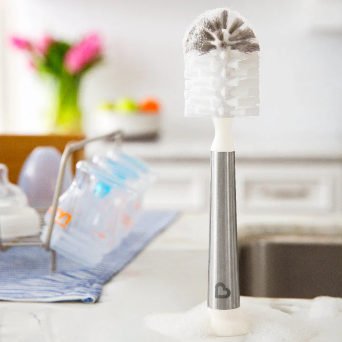 Munchkin Shine Stainless Steel Bottle Brush - Image 4