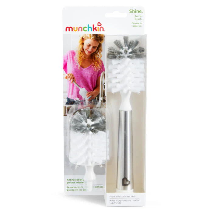 Munchkin Shine Stainless Steel Bottle Brush - Image 6