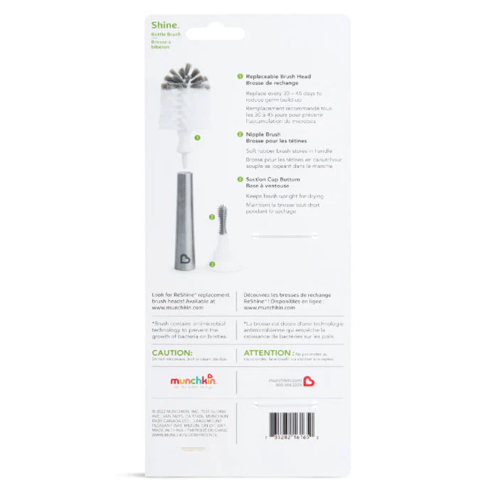 Munchkin Shine Stainless Steel Bottle Brush - Image 7