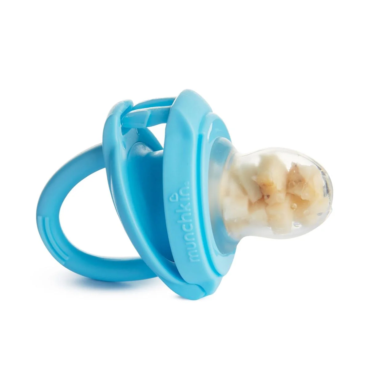 Munchkin Silicone Baby Food Feeder for Solids & Purees 2 pack - Blue/Mint - Image 12